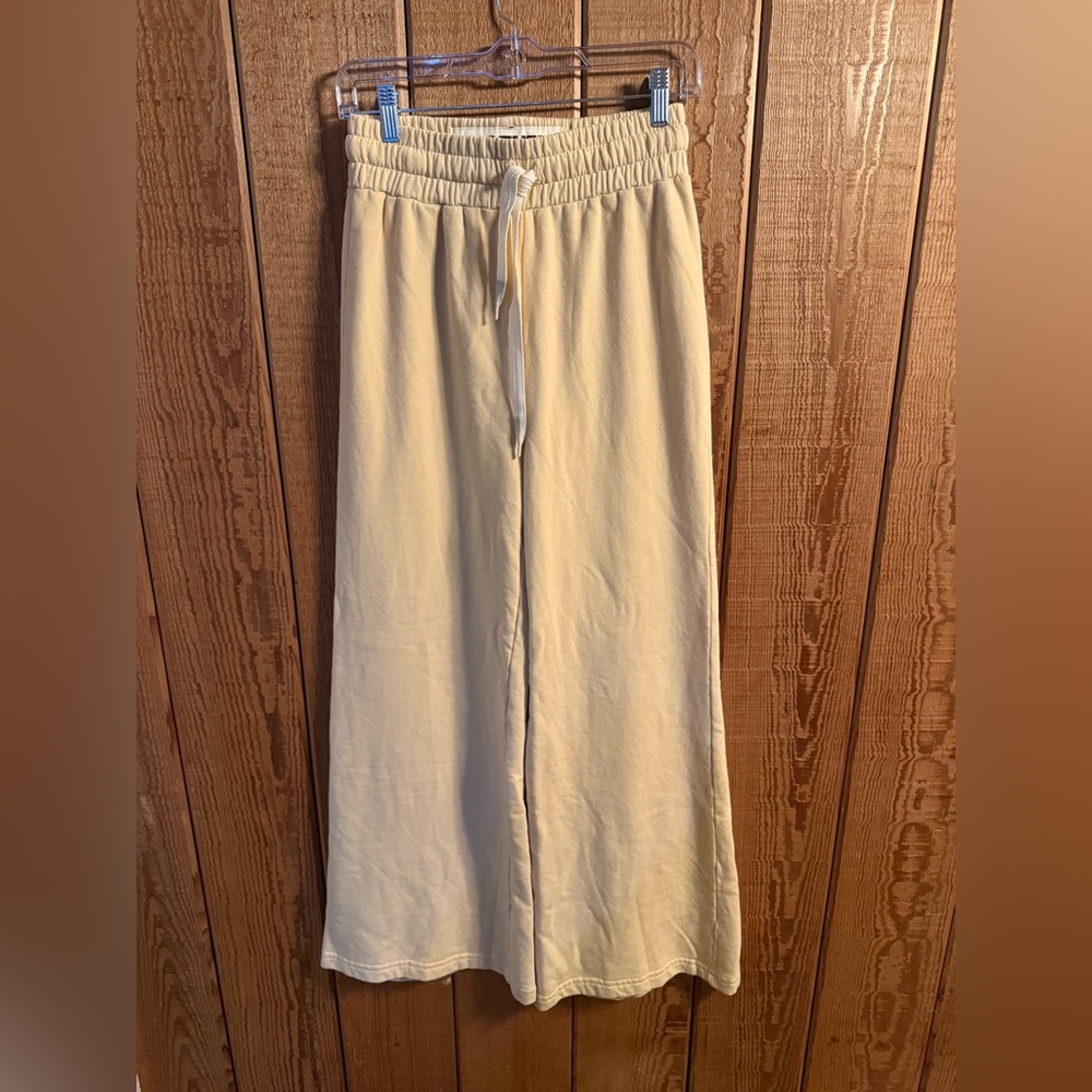 MOTHER Move It Sweatpants Small Yellow NWOT